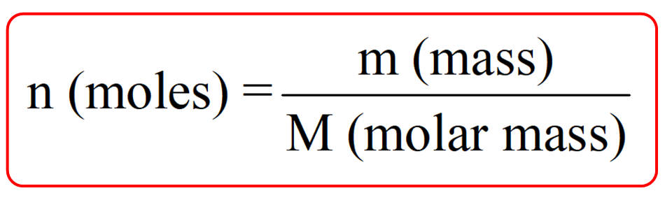 Calculate molar deals mass