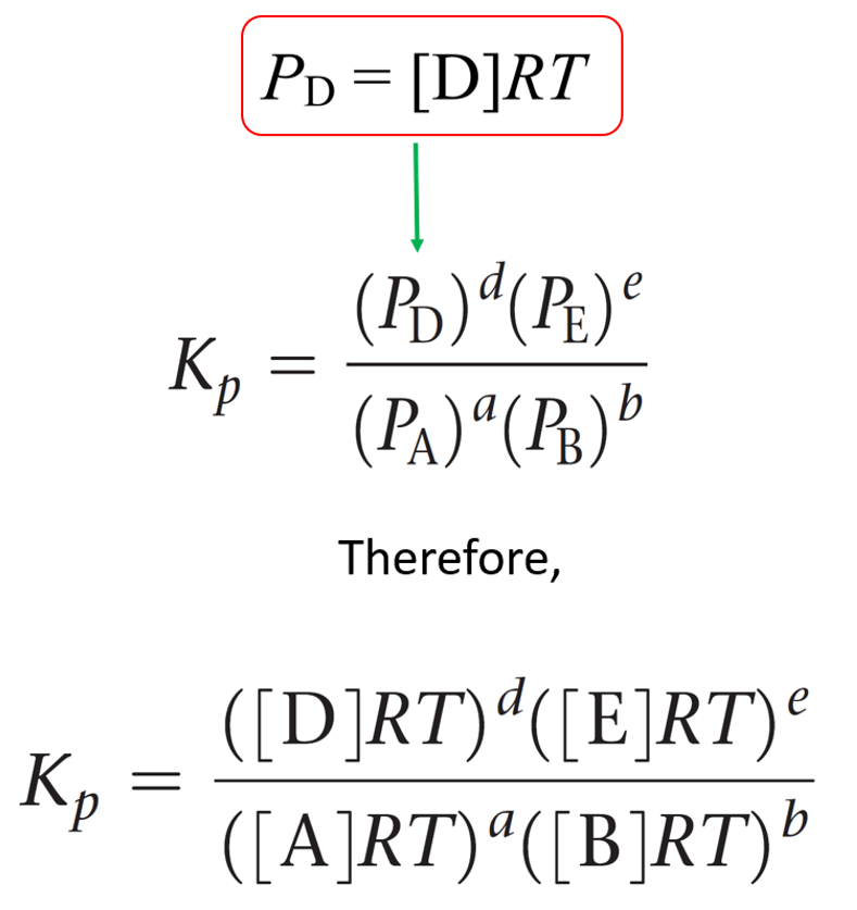 Kp And Kc Relationship Chemistry Steps 