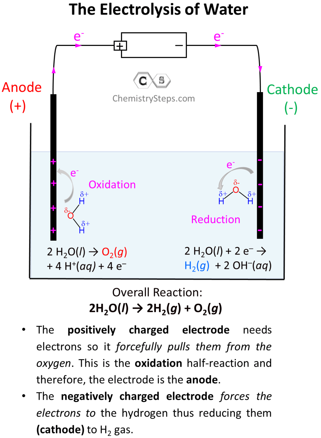 Electrolysis of Water - Chemistry Steps