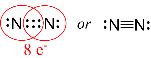 N2 nitrogen Lewis structure