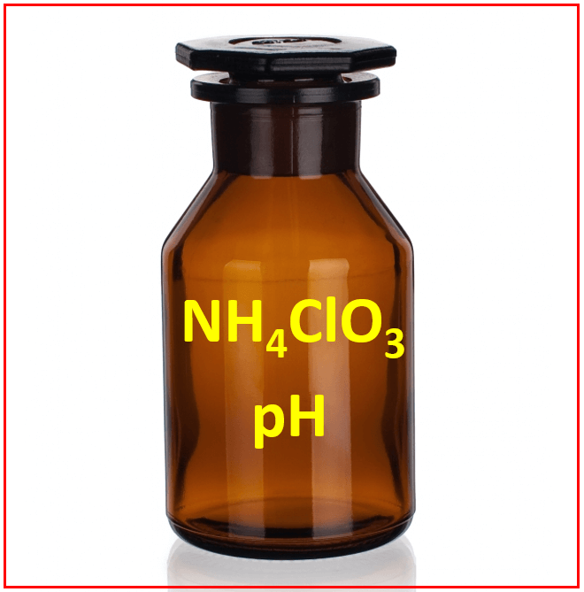 pH of NH4ClO3